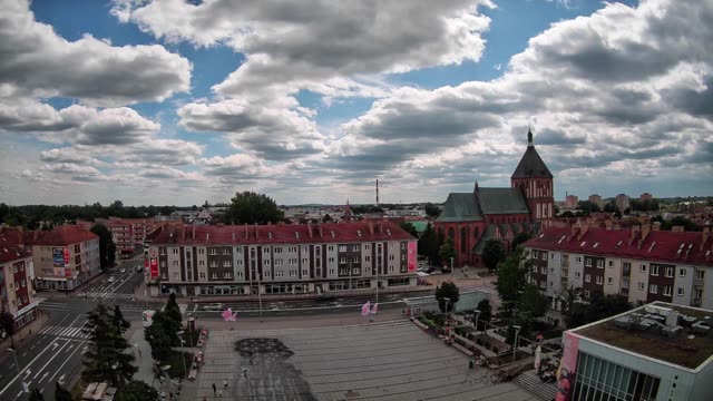 Панорама Рыночной площади и Кафедрального собора