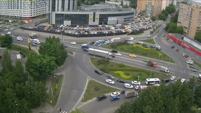 Пересечение улицы Каргина и Олимпийского проспекта