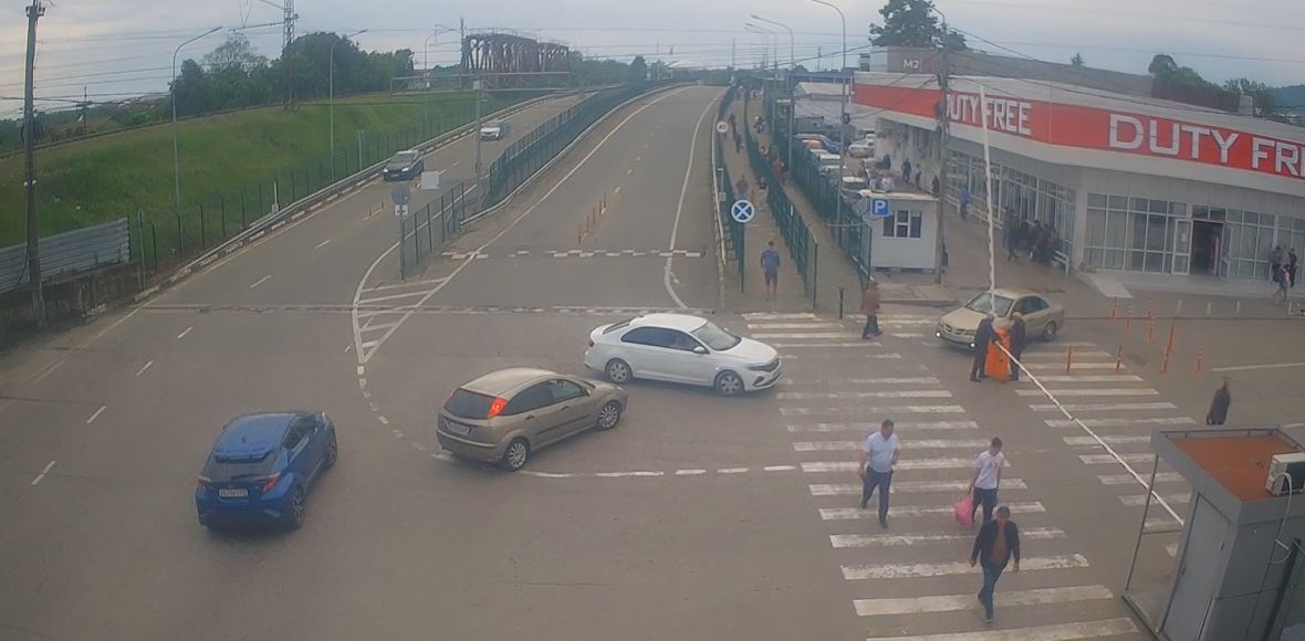 Вид на КПП Псоу
