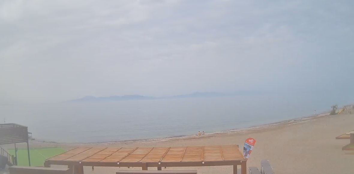Панорама пляжа Теологос