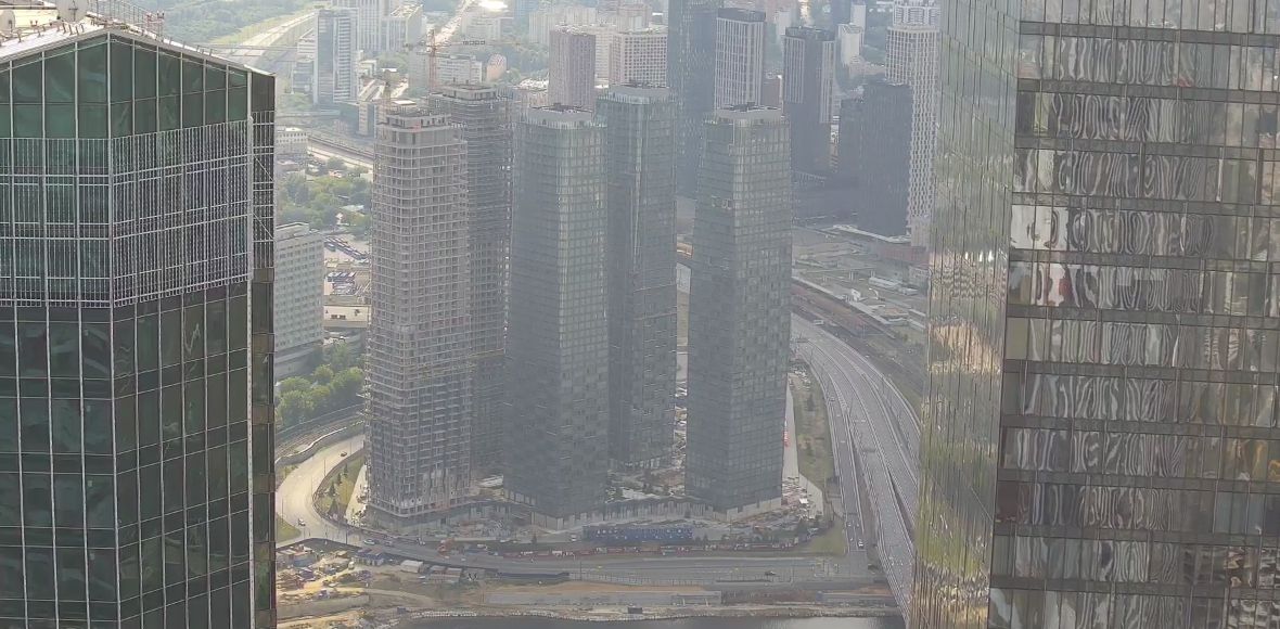 Футуристическая панорама ММДЦ «Москва-Сити»