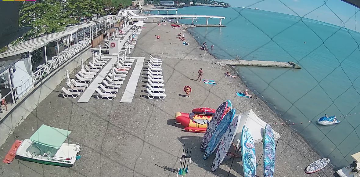 Пляж пансионата «Кукуруза»