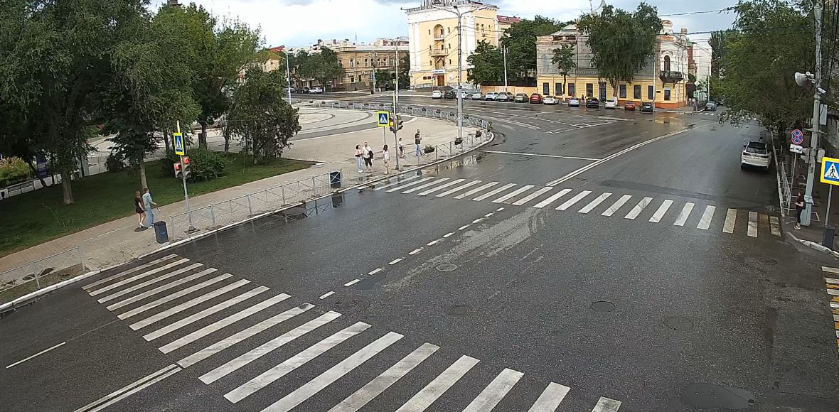 Вид на площадь Ленина