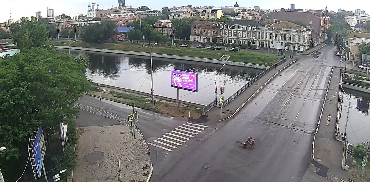 Река Кутум и автомобильный мост