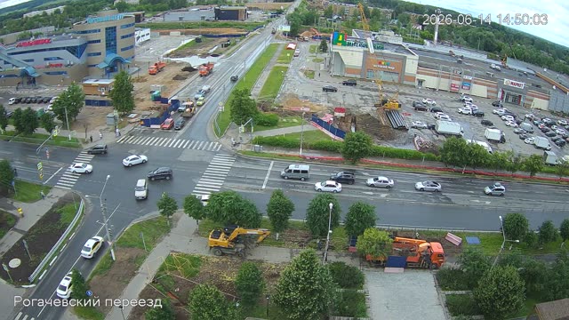 Перекресток улиц Профессиональная и Рогачевский переезд