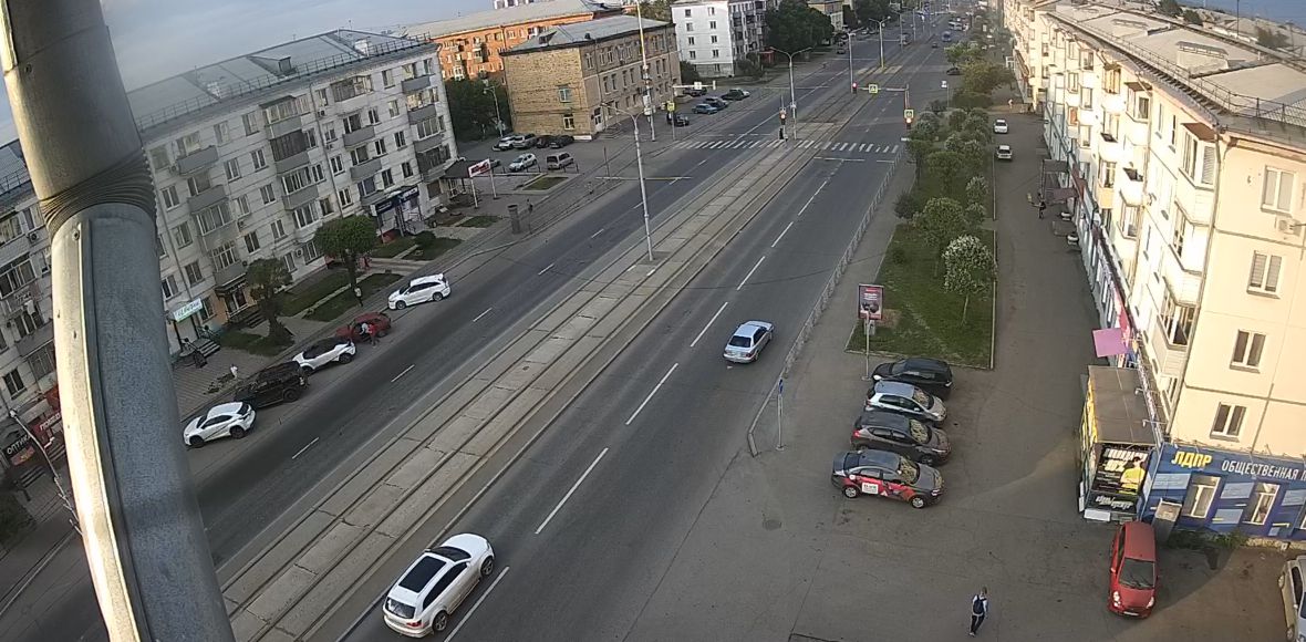 Панорама Проспекта имени газеты «Красноярский Рабочий»