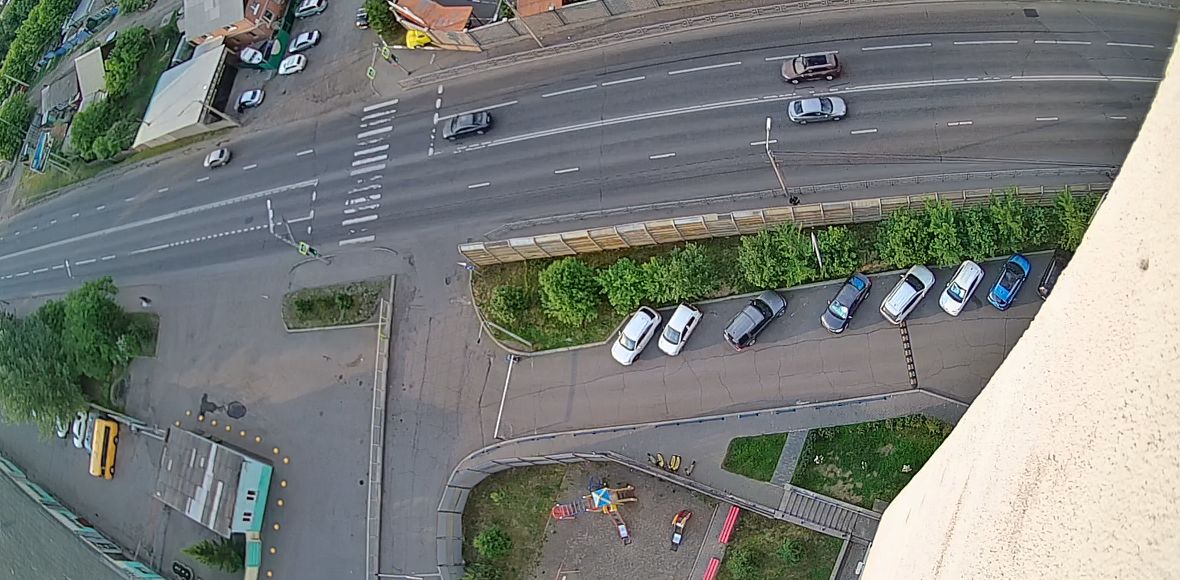 Дорожная обстановка на улице Брянская