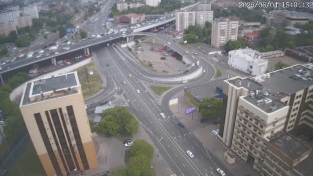 Москва: Нижегородская улица и развязка с ТТК