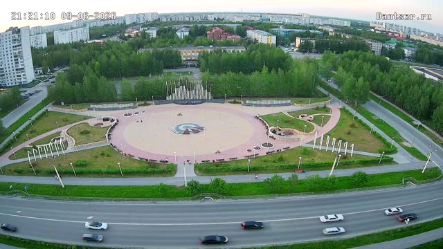 Вид на сквер Строителей
