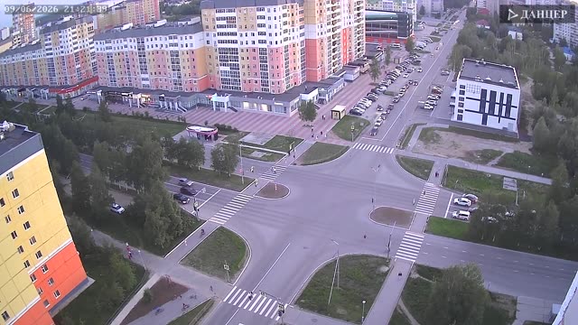 Перекресток улиц Чапаева и Омская