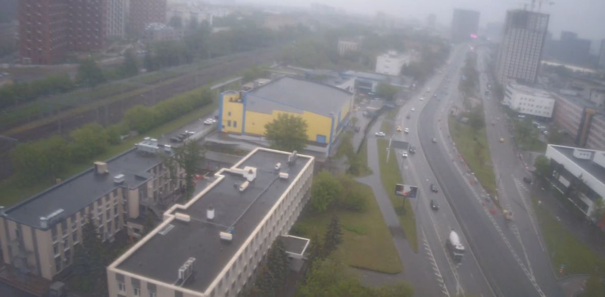 Москва: Рязанский проспект и пересечение с шоссе Фрезер