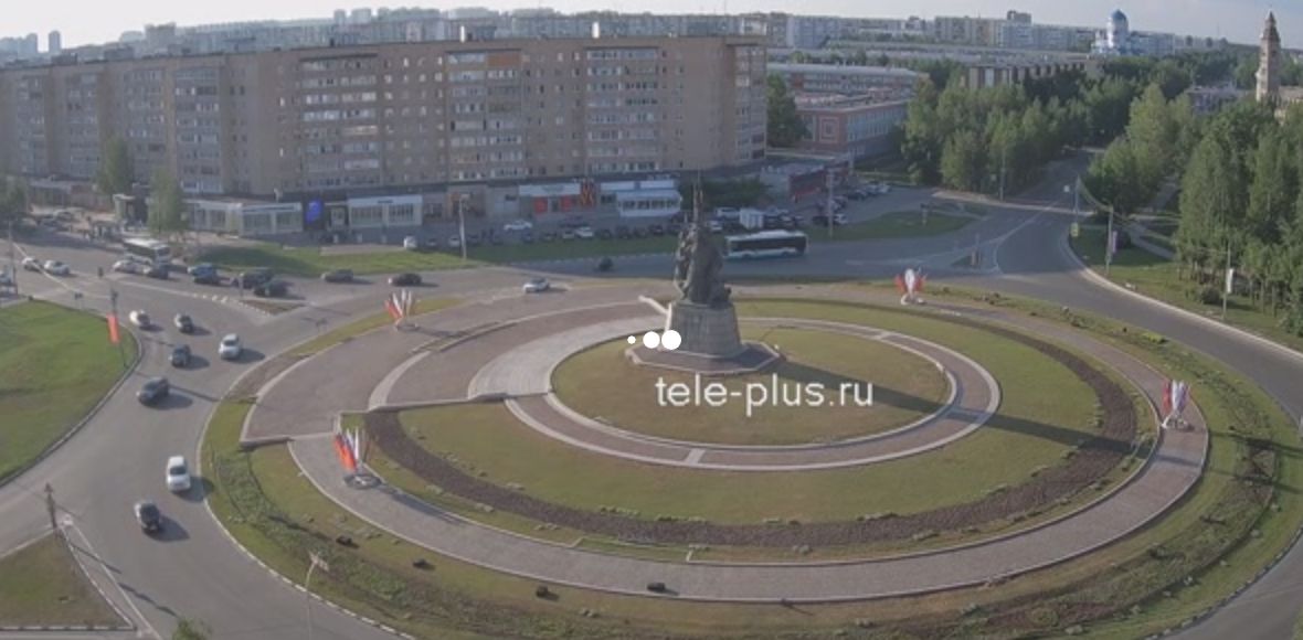 Кольцевая развязка проспекта Ленина