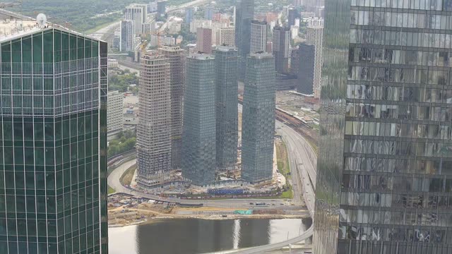 Москва: Панорама столицы с башни «Восток» (Москва-Сити)