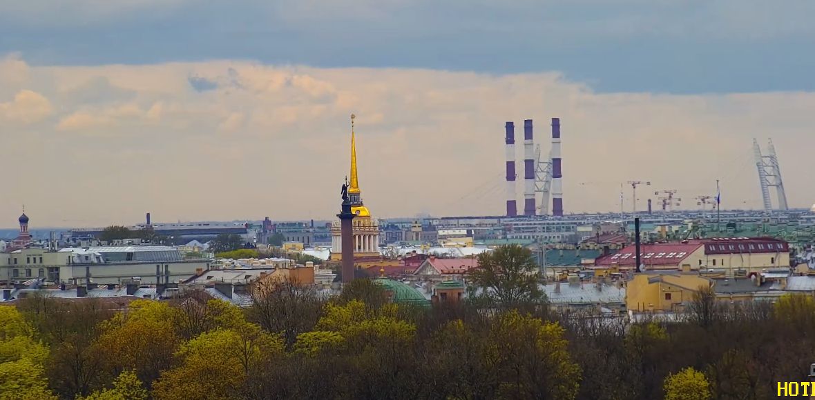 Санкт-Петербург: Панорама исторического центра из отеля «Индиго»