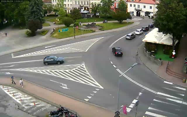 Транспортная развязка у городских скверов