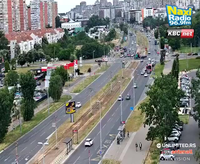 Улица Юрия Гагарина в Новом Белграде