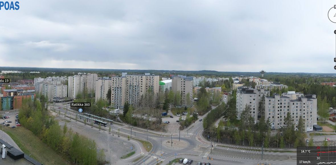 Панорама Тампере — вид со смотровой башни