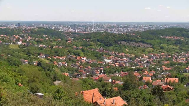 Вид на столицу — Панорама Загреба