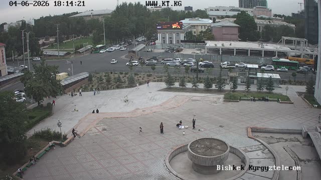 Перекресток проспекта Чуй и улицы Абдрахманова (Советская)