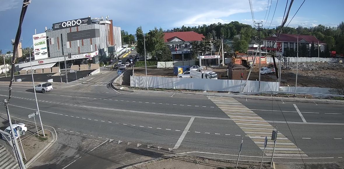 Вид на центр курортного города
